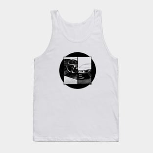 NISSAN SKYLINE GTS R31 Black 'N White 5 Tank Top